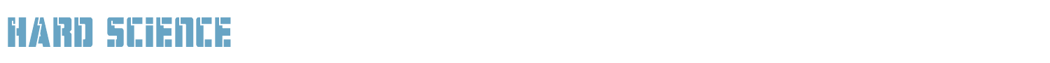sample Hard Science font