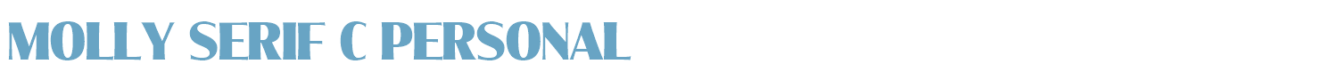 sample Molly Serif Condensed font
