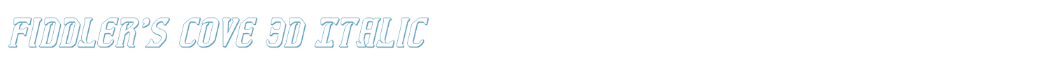 sample Fiddler's Cove font