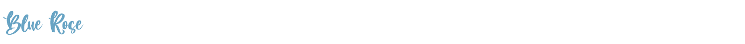 sample Blue Rose font