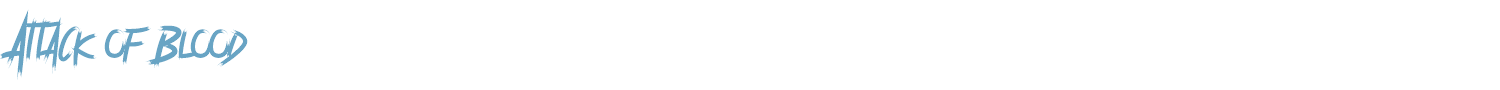 sample Attack of Blood font