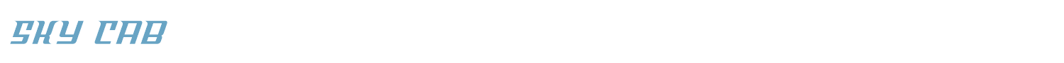 sample Sky Cab font