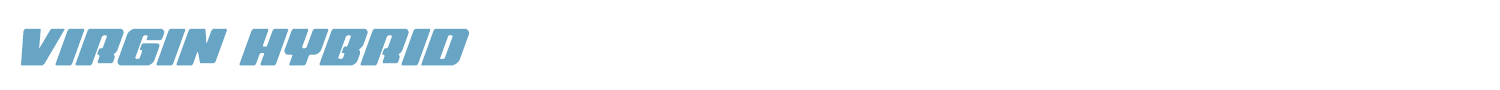 sample Virgin Hybrid font