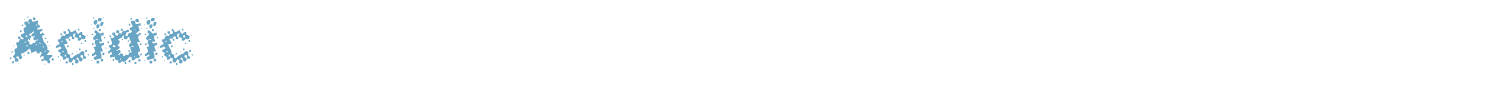 sample Acidic font
