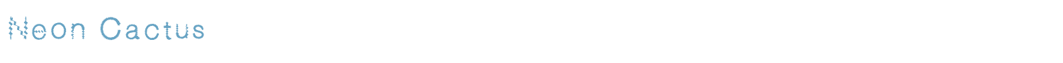 sample Neon Cactus font