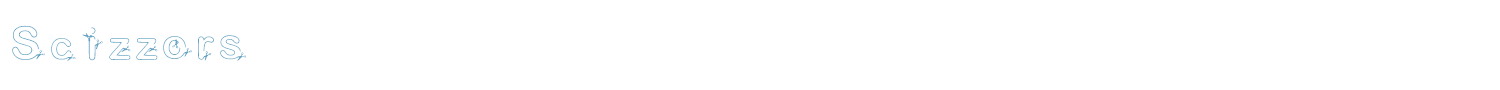 sample Scizzors font