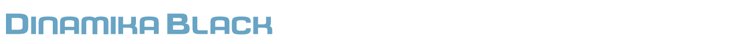 sample Dinamika font