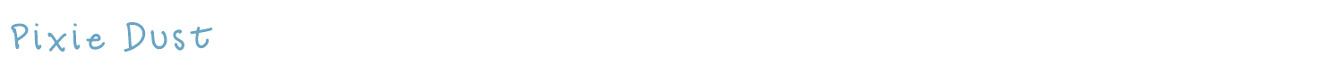sample Pixie Dust font