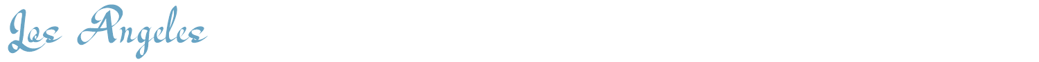 sample Los Angeles - Modern Script font