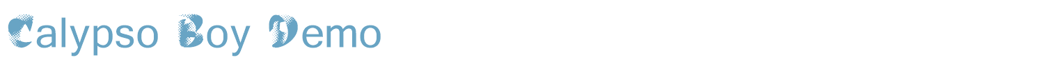 sample Calypso Boy (Demo) font