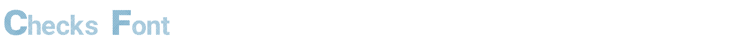 sample Checks font