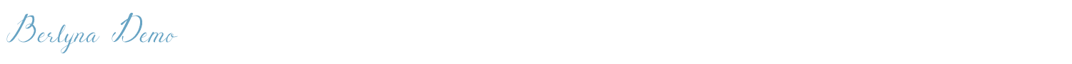 sample Berlyna font
