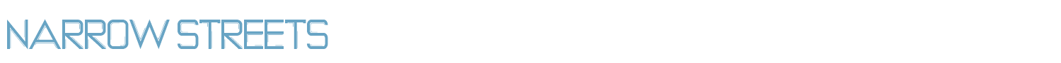 sample Narrow Streets font
