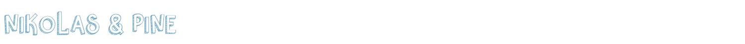 sample Nikolas & Pine font