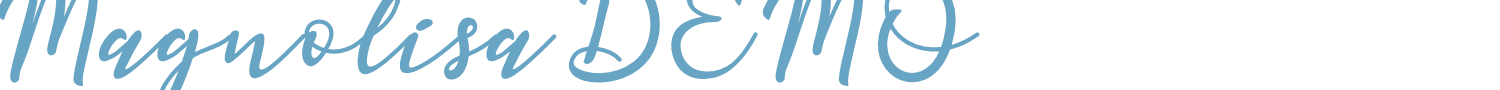 sample Magnolisa font