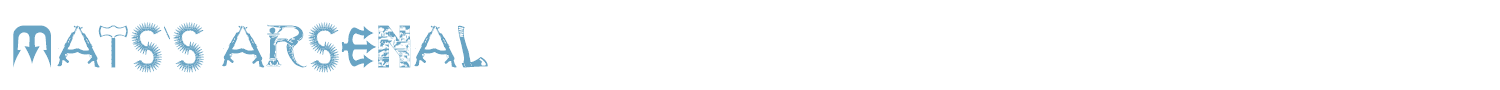 sample Mats's Arsenal font