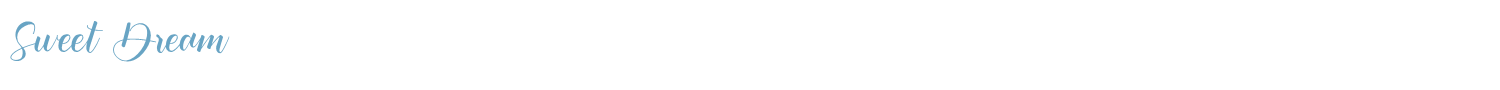 sample Sweet Dream font