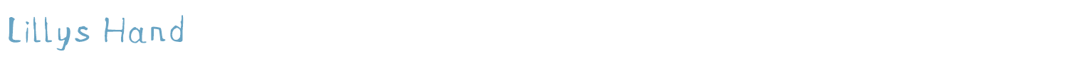 sample Lillys Hand font