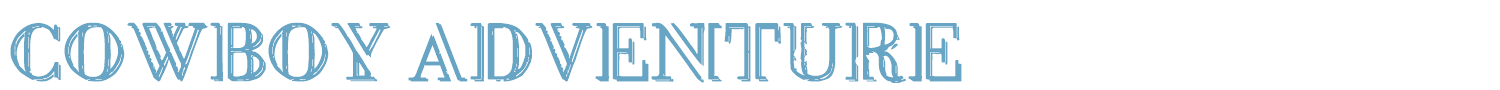 sample Cowboy Adventure font