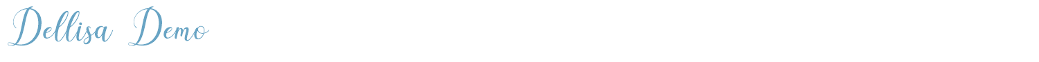 sample Dellisa Demo font