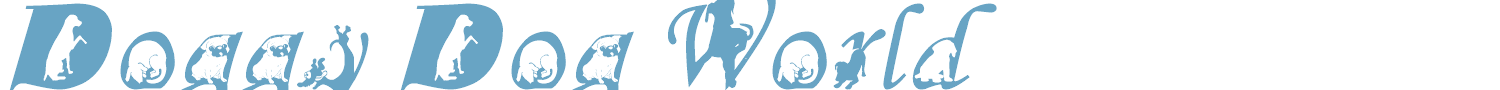 sample Doggy Dog World font