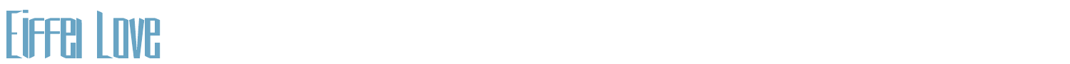 sample Eiffel Love font