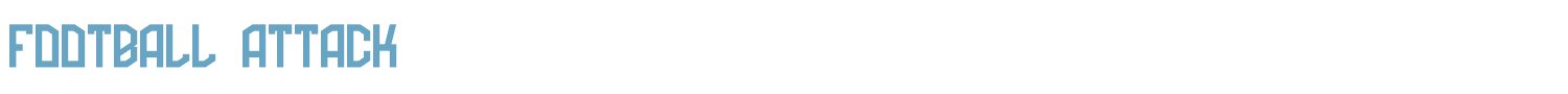sample Football Attack font