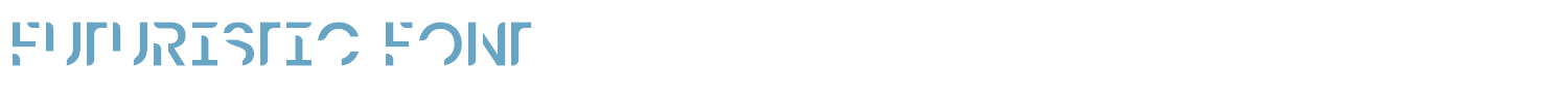 sample Futuristic font