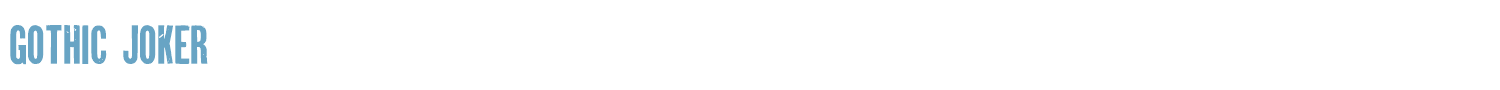 sample Gothic Joker font