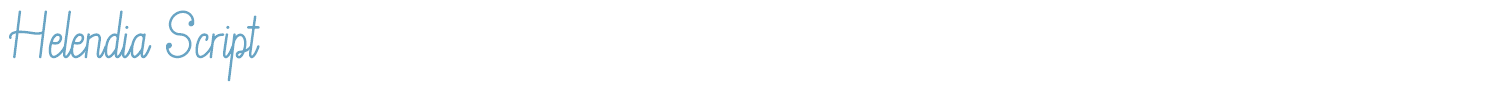 sample Helendia font