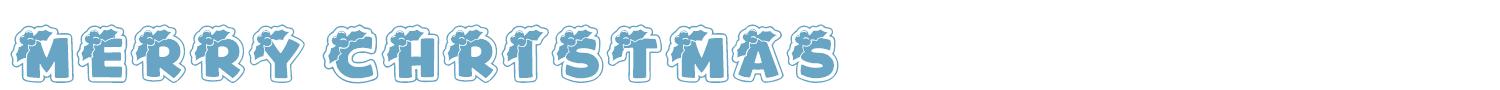 sample Merry Christmas font
