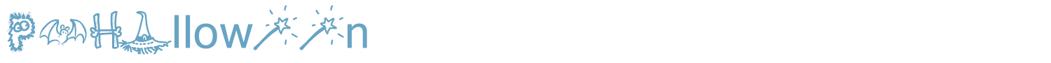 sample PW HALLOWEEN font