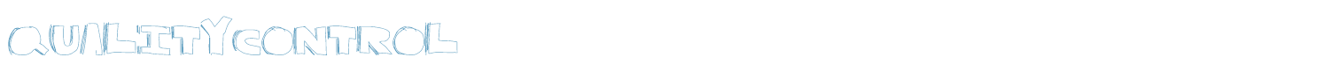 sample Quality Control font