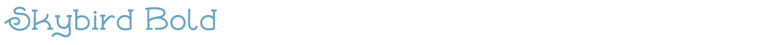 sample Skybird Family font
