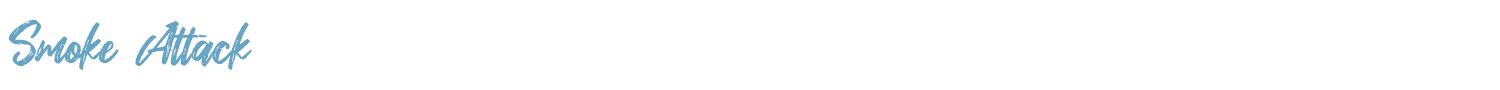 sample Smoke Attack font