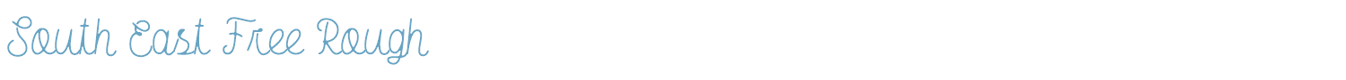 sample South East Free Rough font