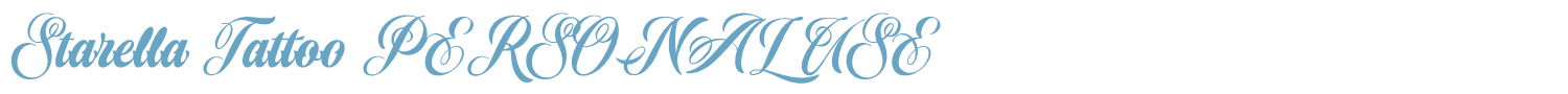 sample Starella Tattoo font