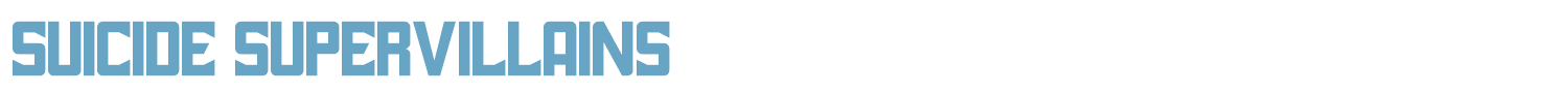 sample Suicide SuperVillains font