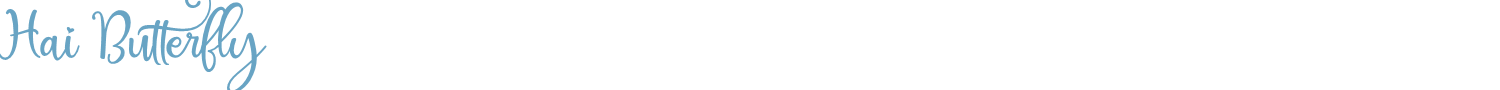 sample Hai Butterfly font