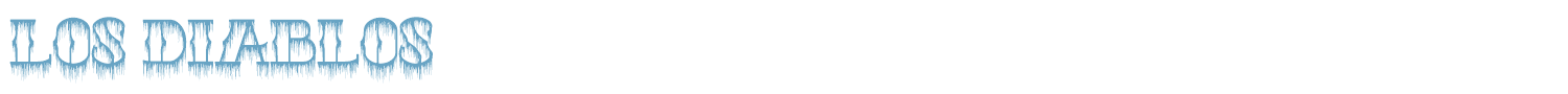 sample Los Diablos font