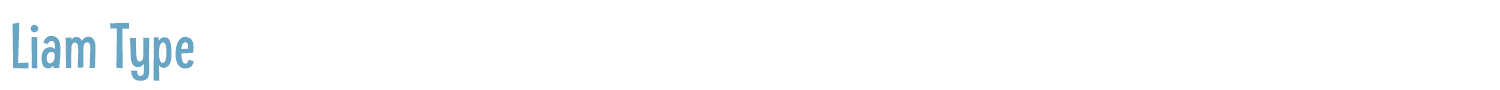 sample Liam Type font