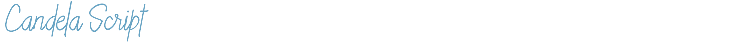 sample Candela Script font