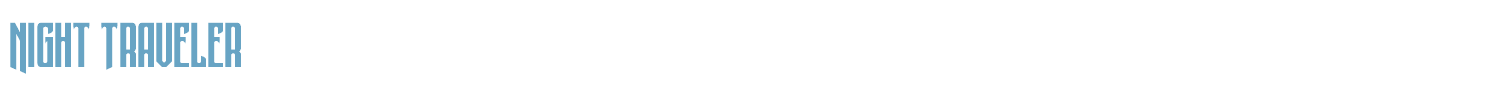 sample Night Traveler font