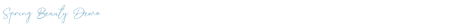 sample Spring Beauty Demo font