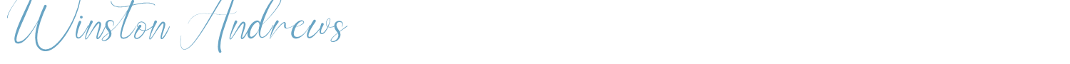 sample Winston Andrews font
